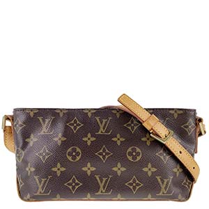 ルイ・ヴィトン モノグラム トロター ブラウン ショルダーバッグ