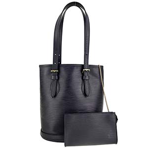 ルイ・ヴィトン エピ バケットPM ノワール ショルダーバッグ