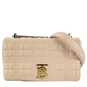 バーバリー ローラ キルティング スモール ラムスキン チェーン ショルダーバッグ