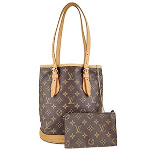 ルイ・ヴィトン モノグラム プチ バケットPM ブラウン トートバッグ