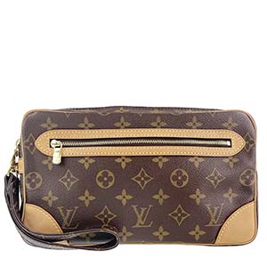 ルイ・ヴィトン モノグラム マルリー ドラゴンヌ ブラウン セカンドバッグ