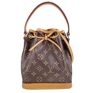 ルイ・ヴィトン モノグラム ミニ ノエ ブラウン ショルダーバッグ