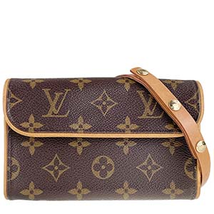 ルイ・ヴィトン モノグラム ポシェット フロランティーヌ ブラウン ウエストバッグ