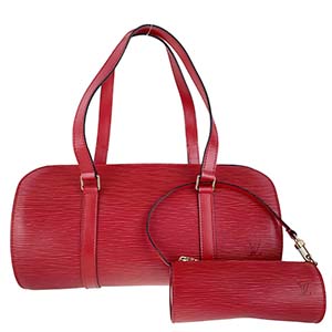 ルイ・ヴィトン エピ スフロ カスティリアンレッド ハンドバッグ