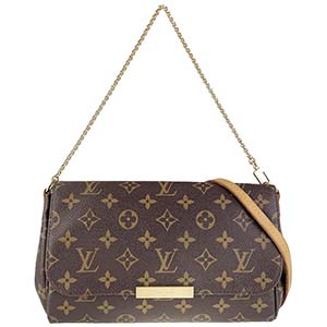 ルイ・ヴィトン モノグラム フェイボリットMM ブラウン ショルダーバッグ