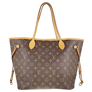 ルイ・ヴィトン モノグラム ネヴァーフルMM ブラウン トートバッグ