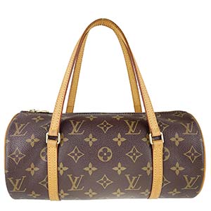 ルイ・ヴィトン モノグラム パピヨン26 ブラウン ハンドバッグ