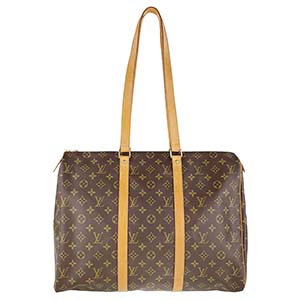 ルイ・ヴィトン モノグラム フラネリー50 ブラウン トートバッグ