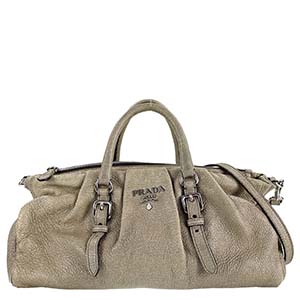プラダ ディアスキン グレージュ 2WAY ハンドバッグ