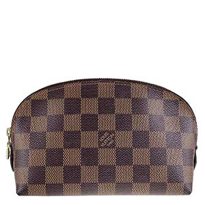 ルイ・ヴィトン ダミエ エベヌ ポシェット コスメティック ブラウン ポーチ