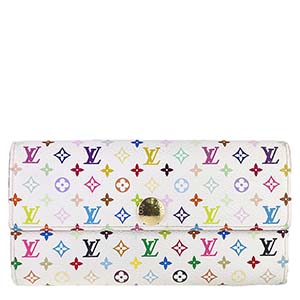 ルイ・ヴィトン モノグラム マルチカラー ポルトフォイユ サラ ブロン 長財布