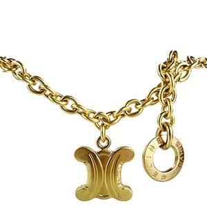 セリーヌ ブラゾン ゴールドメッキ ゴールド ネックレス