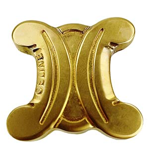 セリーヌ トリオンフ 真鍮 ゴールド ブローチ