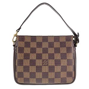 ルイ・ヴィトン ダミエ エベヌ トゥルース メイクアップ ブラウン ポーチ