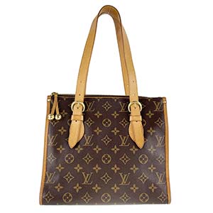 ルイ・ヴィトン モノグラム ポパンクール オ ブラウン トートバッグ