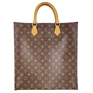 ルイ・ヴィトン モノグラム サックプラ ブラウン トートバッグ