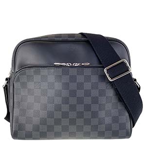 ルイ・ヴィトン ダミエ グラフィット デイトンPM ブラック ショルダーバッグ