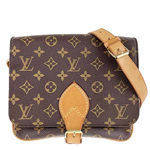 ルイ・ヴィトン モノグラム カルトシエールMM ブラウン ショルダーバッグ