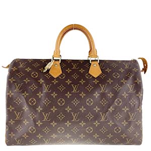 ルイ・ヴィトン モノグラム スピーディ40 ブラウン ハンドバッグ