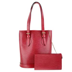 ルイ・ヴィトン エピ バケットPM カスティリアンレッド ショルダーバッグ