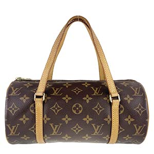 ルイ・ヴィトン モノグラム パピヨン26 ブラウン ハンドバッグ