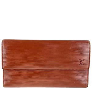 ルイ・ヴィトン エピ ポルトフォイユ サラ カカオ 長財布