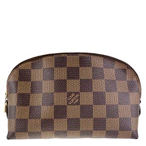ルイ・ヴィトン ダミエ エベヌ ポシェット コスメティック ブラウン ポーチ