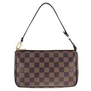 ルイ・ヴィトン ダミエ エベヌ ナヴォナ ブラウン アクセサリーポーチ