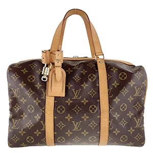 ルイ・ヴィトン モノグラム サック スープル35 ブラウン ボストンバッグ