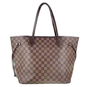 ルイ・ヴィトン ダミエ エベヌ ネヴァーフルMM ブラウン トートバッグ
