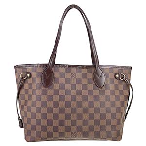 ルイ・ヴィトン ダミエ エベヌ ネヴァーフルPM ブラウン トートバッグ