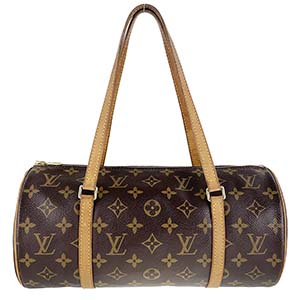 ルイ・ヴィトン モノグラム パピヨン30 ブラウン ハンドバッグ