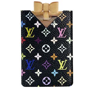 ルイ・ヴィトン モノグラム マルチカラー エテュイ ノワール ミラー