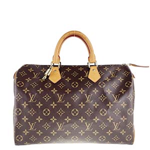 ルイ・ヴィトン モノグラム スピーディ35 ブラウン ハンドバッグ