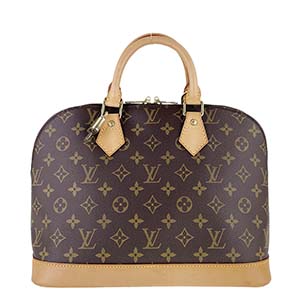 ルイ・ヴィトン モノグラム アルマ ブラウン ハンドバッグ