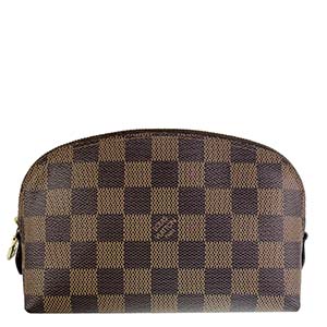 ルイ・ヴィトン ダミエ エベヌ ポシェット コスメティック ブラウン ポーチ
