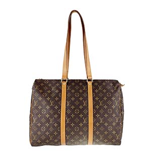 ルイ・ヴィトン モノグラム フラネリー50 ブラウン トートバッグ