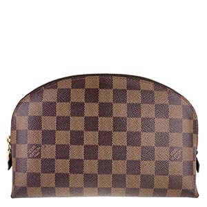 ルイ・ヴィトン ダミエ エベヌ ポシェット コスメティックGM ブラウン ポーチ