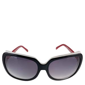 シャネル CCロゴ リボン プラスチック ブラック サングラス