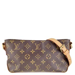 ルイ・ヴィトン  モノグラム トロター ブラウン ショルダーバッグ