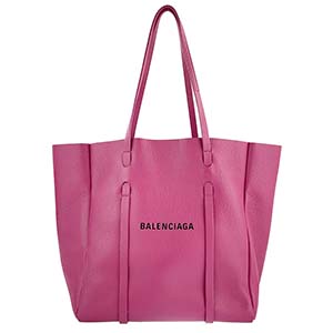 バレンシアガ エブリデイ トート S レザー フューシャピンク トートバッグ
