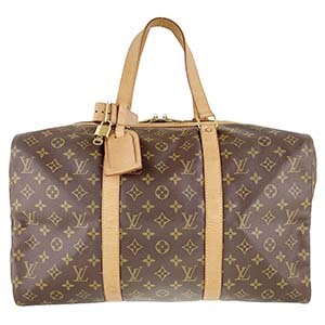 ルイ・ヴィトン モノグラム サック スープル45 ブラウン ボストンバッグ