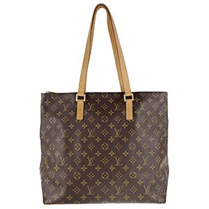 ルイ・ヴィトン モノグラム カバ メゾ ブラウン トートバッグ