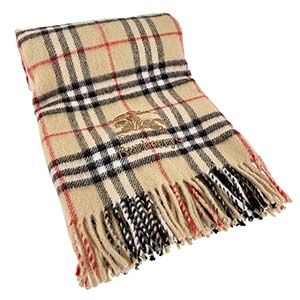 バーバリー ノバチェック ウール ベージュ マフラー