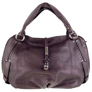 セリーヌ ビタースウィート レザー ブラウン ハンドバッグ