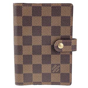 ルイ・ヴィトン ダミエ エベヌ アジェンダPM ブラウン 手帳カバー