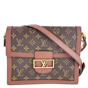 ルイ・ヴィトン モノグラム サック ドーフィーヌ ブラウン 2WAY ショルダーバッグ