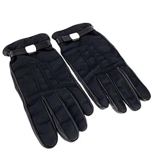 プラダ レザー ブラック グローブ