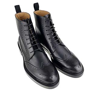 ディオール エビデンス ロゴ レザー ブラック パンチング ショート ブーツ