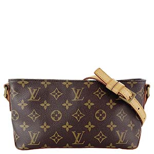 ルイ・ヴィトン モノグラム トロター ブラウン ショルダーバッグ
